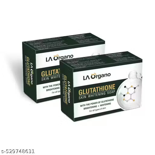 LA Organo Glutathione Skin Brightening & Whitening Beauty Soap For All Skin Type 200 GM